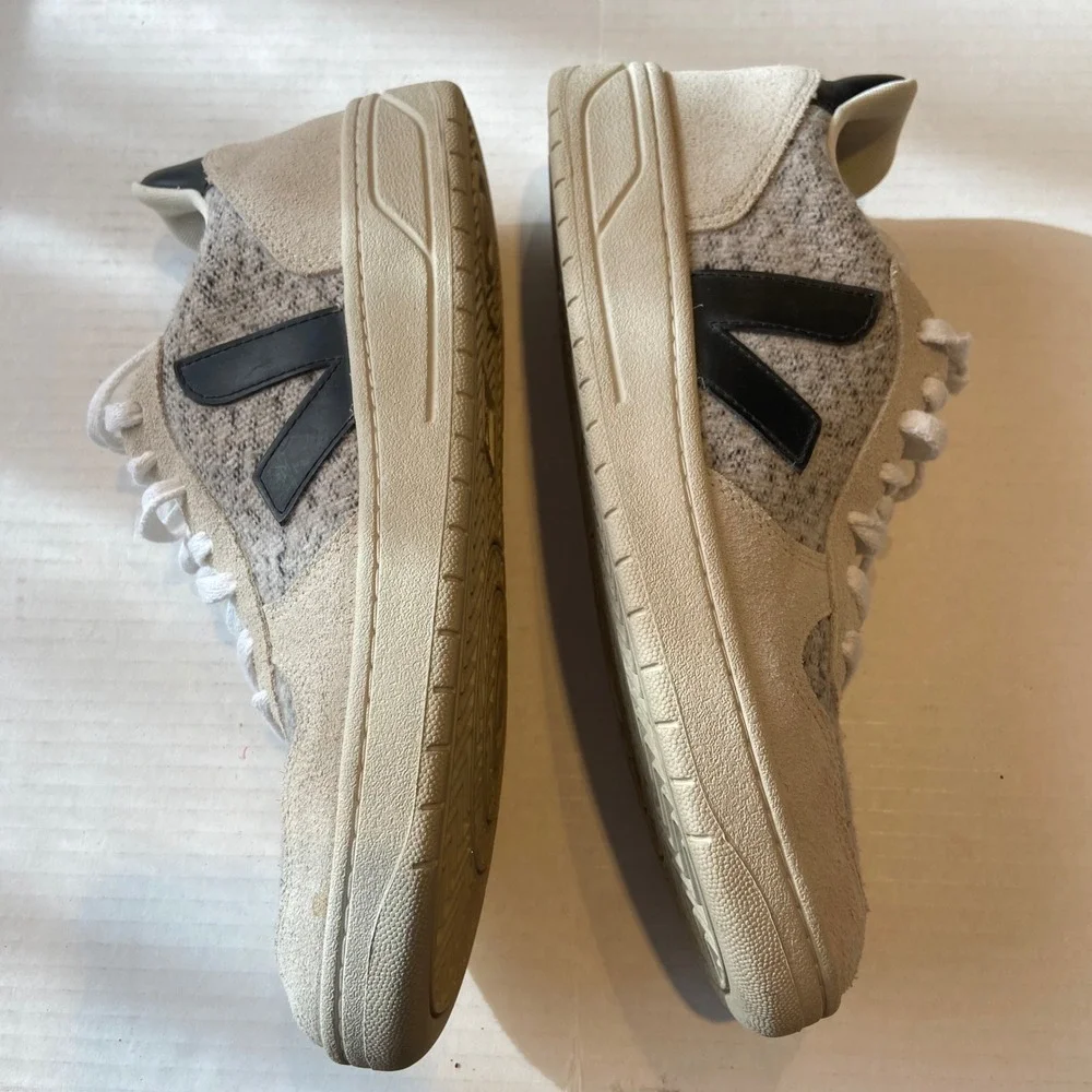 Veja Flannel‎ Snow Black Sneakers EU 41 US 9.5 Women Casual
